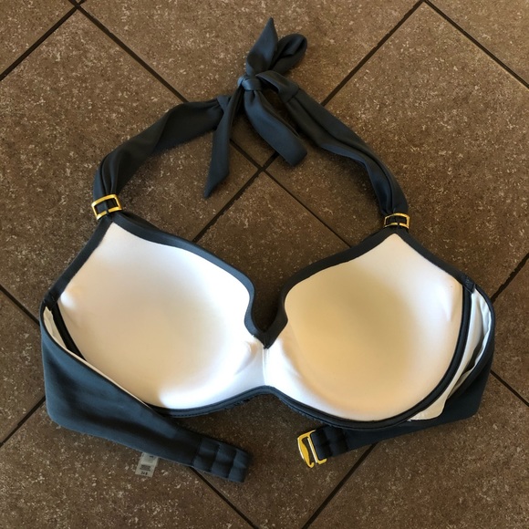 Victoria’s Secret Gray Halter Bikini Top - Picture 4 of 8